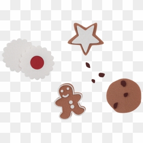 Felt Cookies"  Src="//cdn - Gingerbread, HD Png Download - christmas cookies png